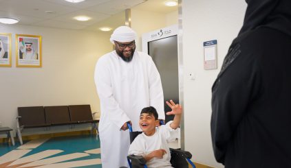 Eight-year-old Emirati finds voice for first time after undergoing six-month intensive treatment in Abu Dhabi