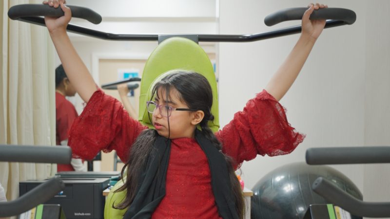 ‘I can do anything’: 10-year-old Emirati girl able to play again after intensive physiotherapy